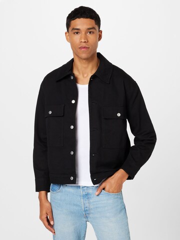 WEEKDAY Between-Season Jacket 'Brian' in Black: front