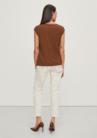 COMMA Blouse in Bruin