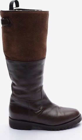 Unützer Dress Boots in 37 in Brown: front