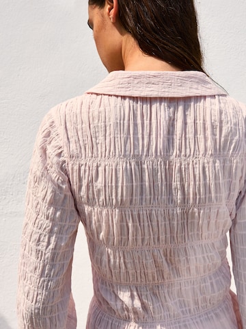 Bershka Blouse in Pink
