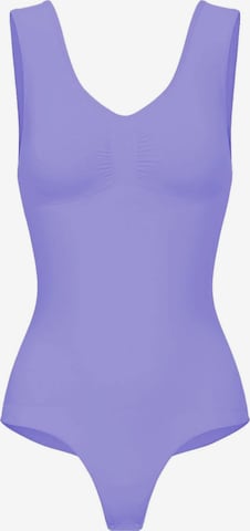 Body modelant 'Tank Bodysuit Sculpting Shapewear mit String' cfab en violet : devant