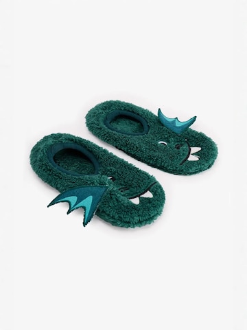 Penti Zokni 'PENTI Jungen Drachen Hausschuhsocken' - zöld