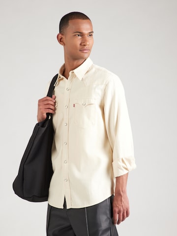 LEVI'S ® Klasický střih Košile 'Barstow Western' – béžová: přední strana