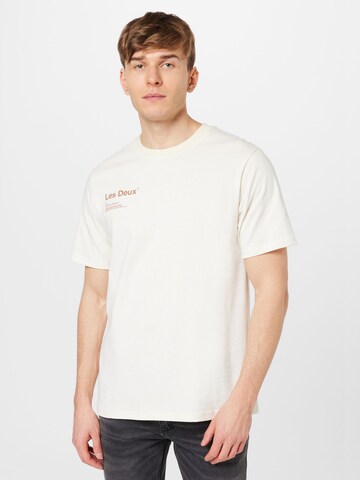 Les Deux T-Shirt 'Brody' in Beige: predná strana