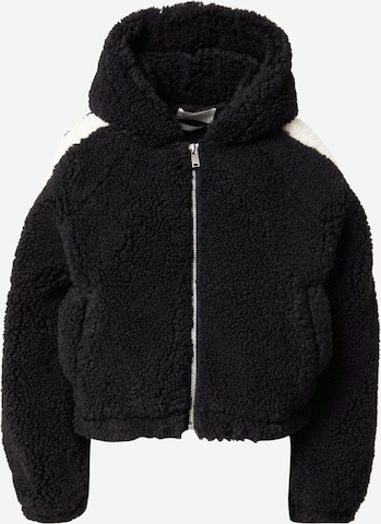 MonkiPrijelazna jakna 'Hope pile Hoodie' - crna boja: prednji dio