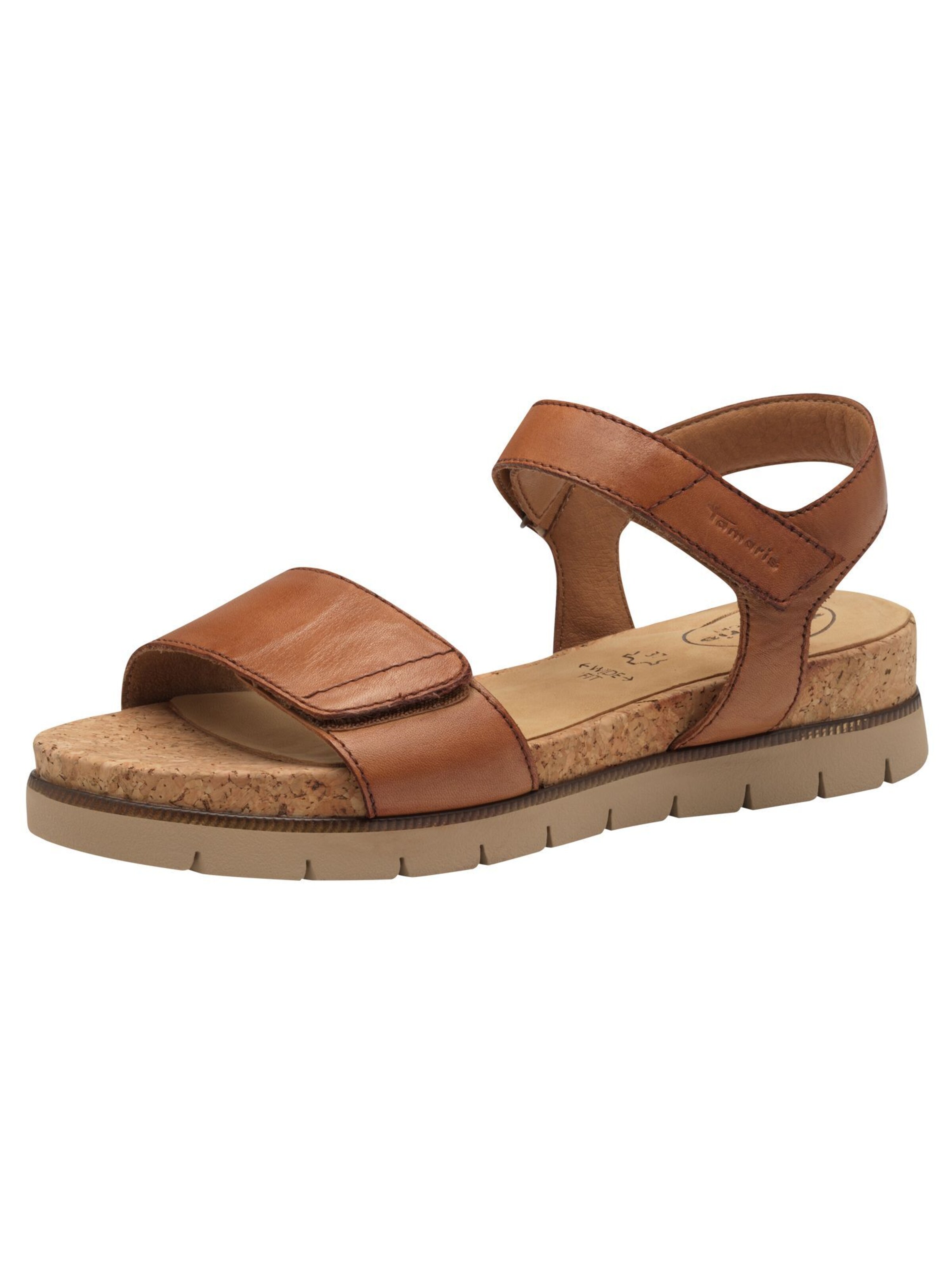 Tamaris Sandaal in Bruin: voorkant