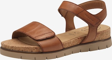 Tamaris Sandaal in Bruin: voorkant
