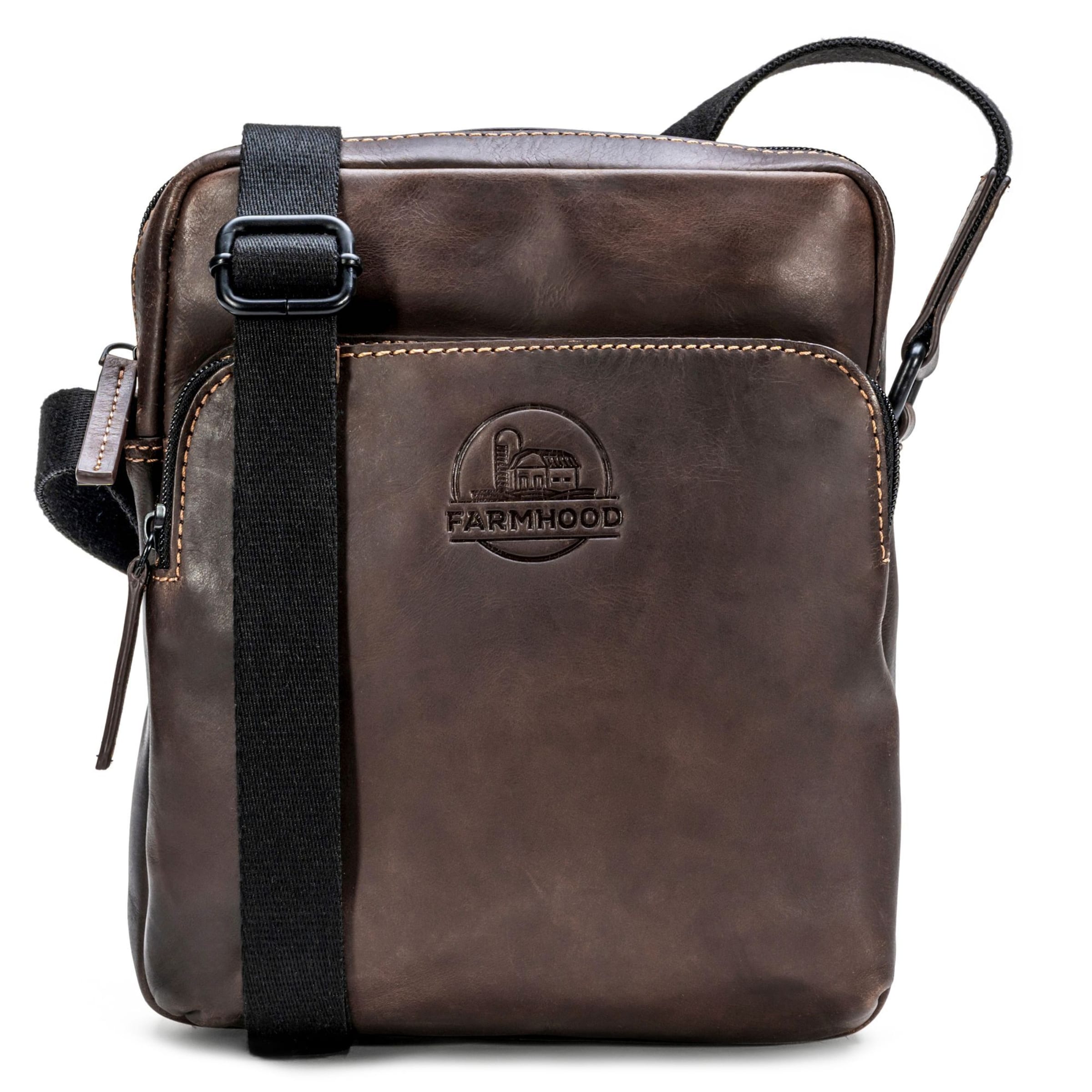 Farmhood Crossbody bag in Brown: front