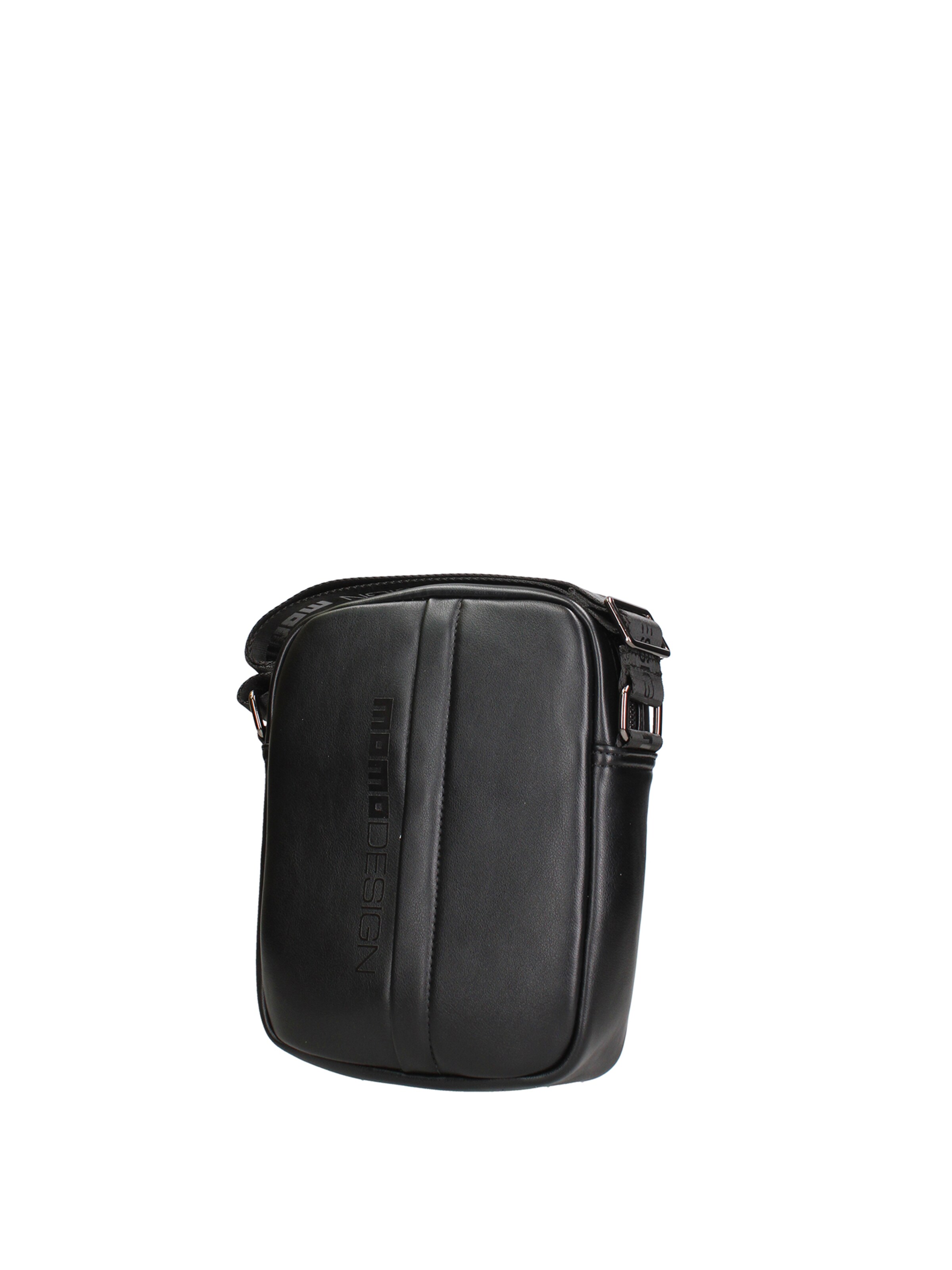 Borsa a tracolla 'Borsa a Tracolla Uomo Momo Design Poliuretano Zip 25x20x5cm' di Momo Design in nero