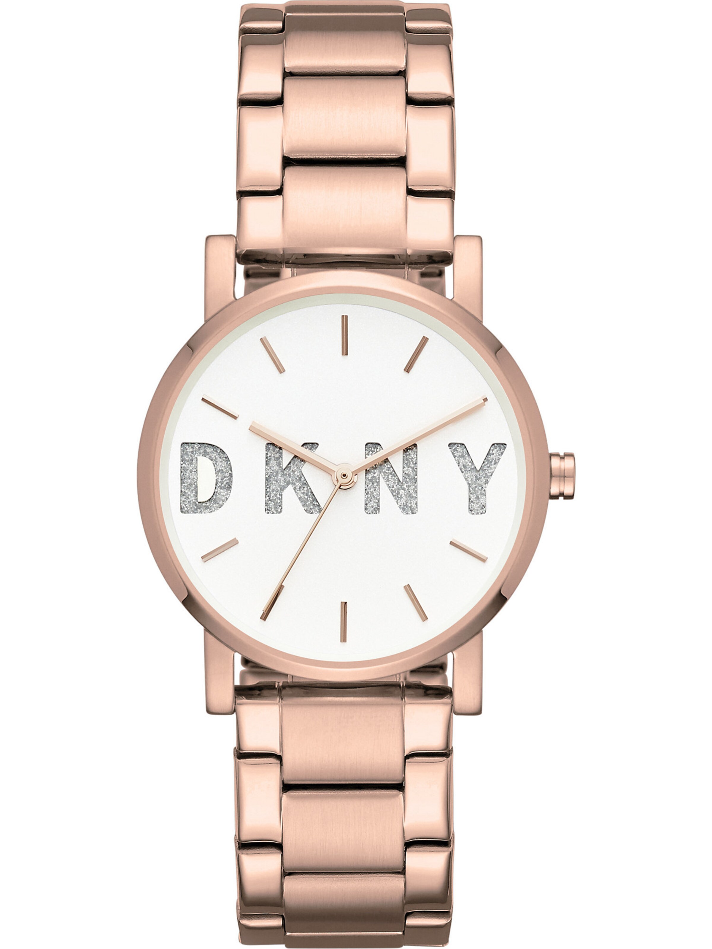 Montre à affichage analogique DKNY en rose : devant