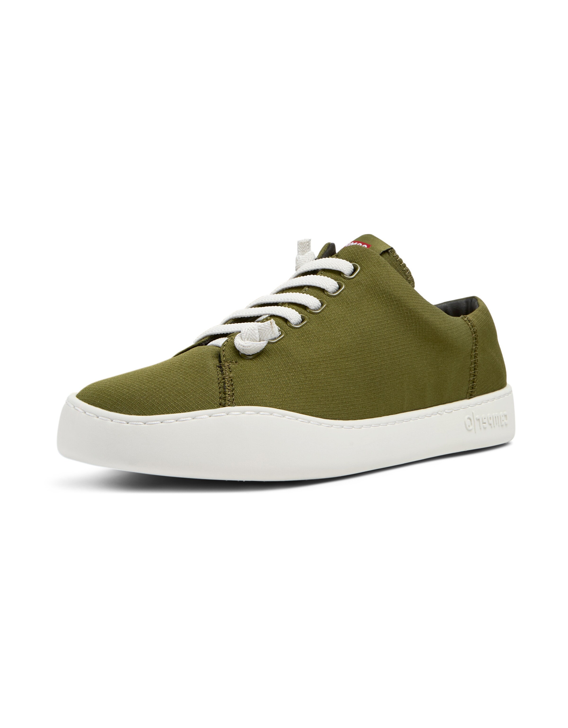 CAMPER Platform trainers 'Peu Touring' in Green: front