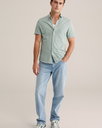 Slim fit Camicia di WE Fashion in verde