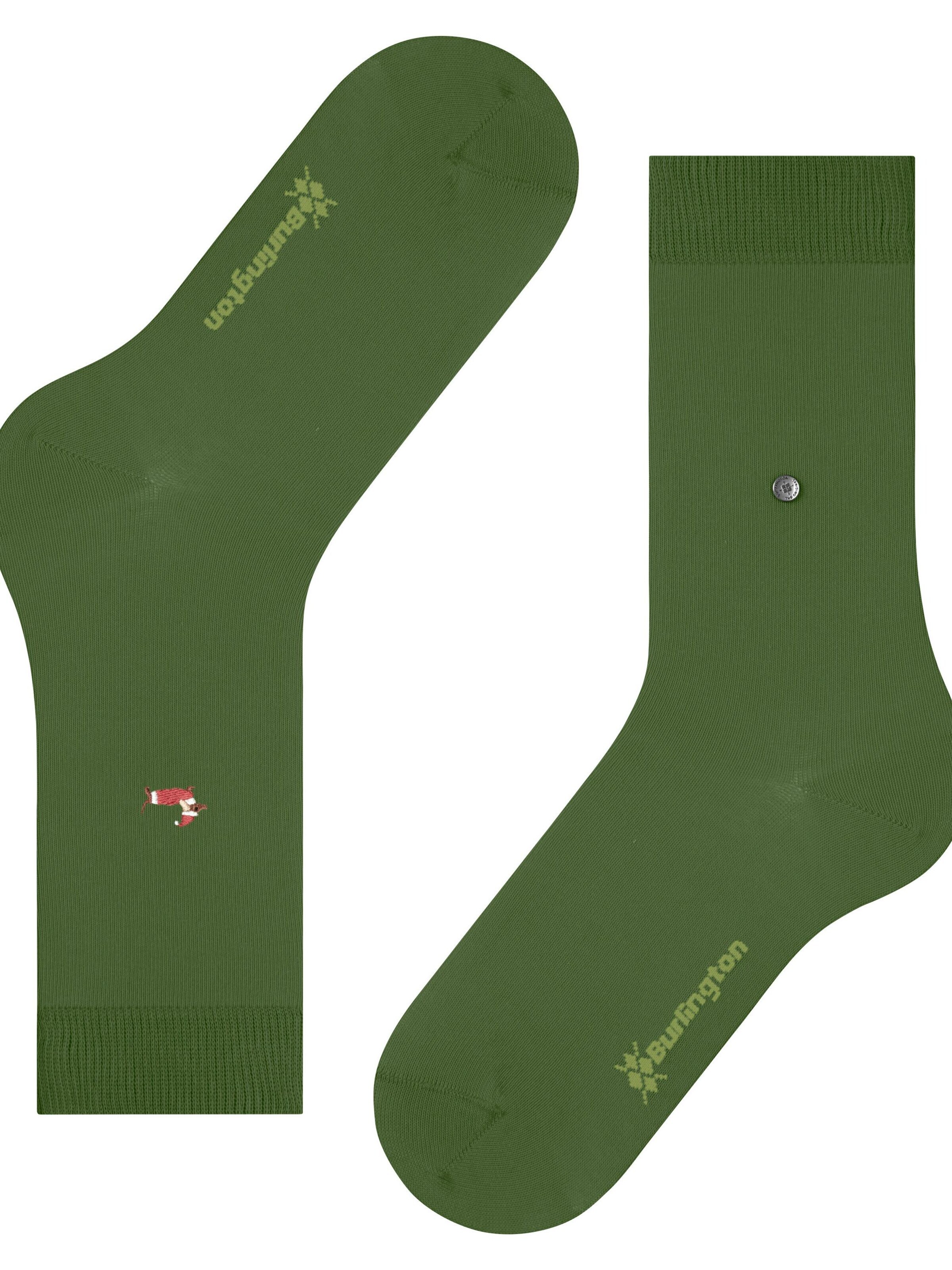 BURLINGTON Socks 'Brit Style' in Green: front
