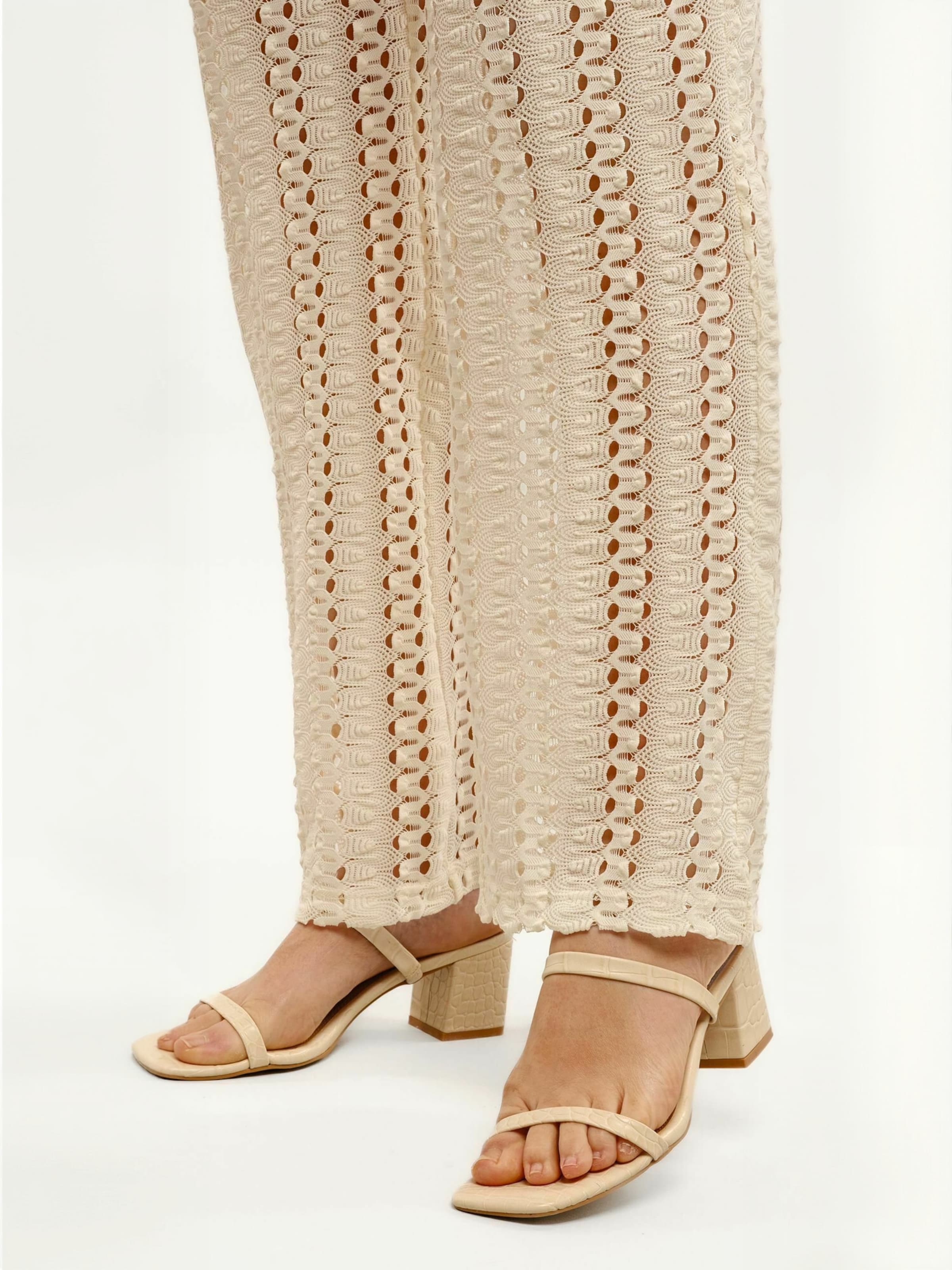 Regular Pantalon ' CROC ' Liberte Essentiel en blanc