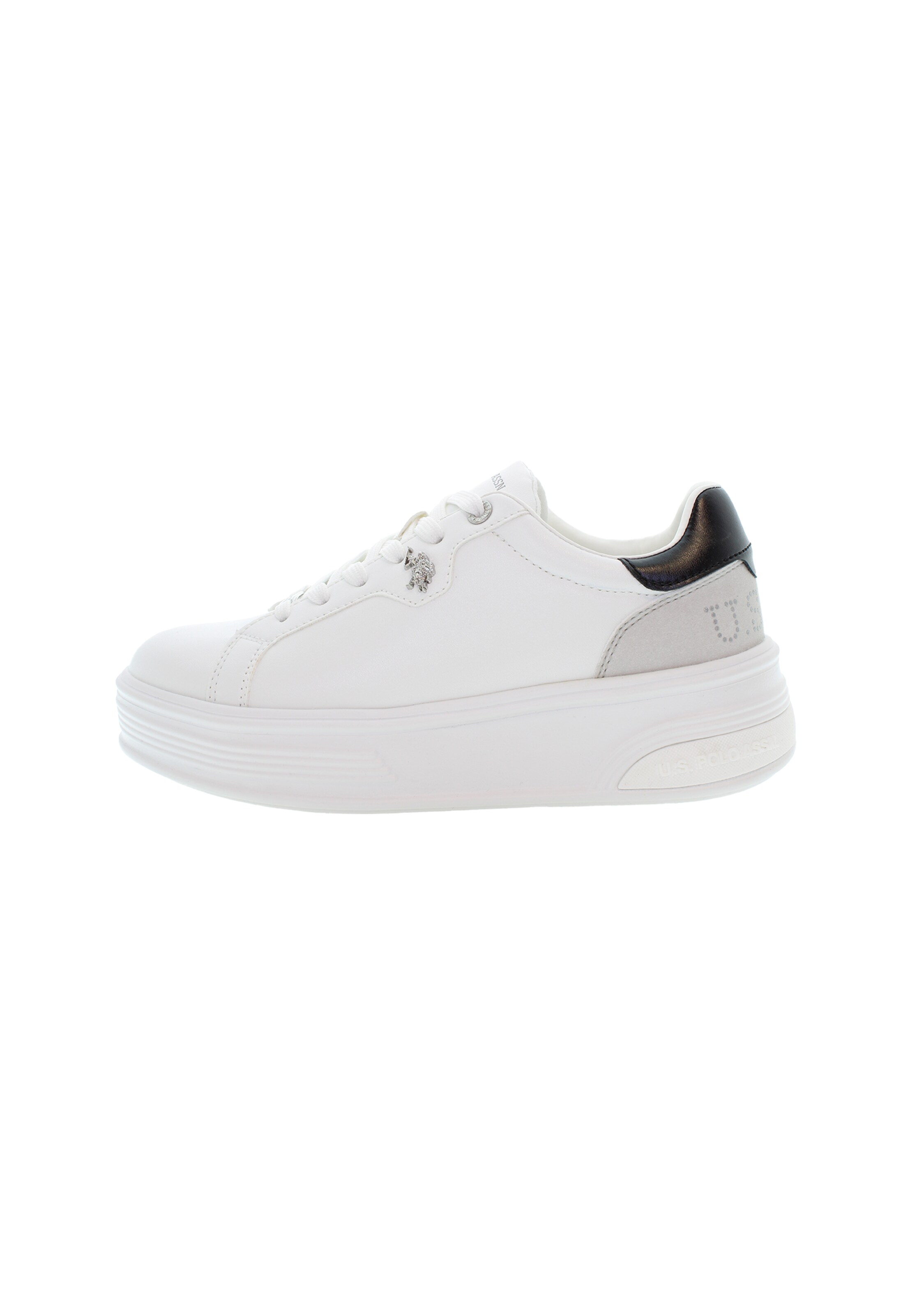 U.S. POLO ASSN. Platform trainers 'ASUKA010W/5YS1' in White: front