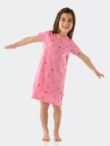 Chemise de nuit 'Girls World' SCHIESSER en rose : devant