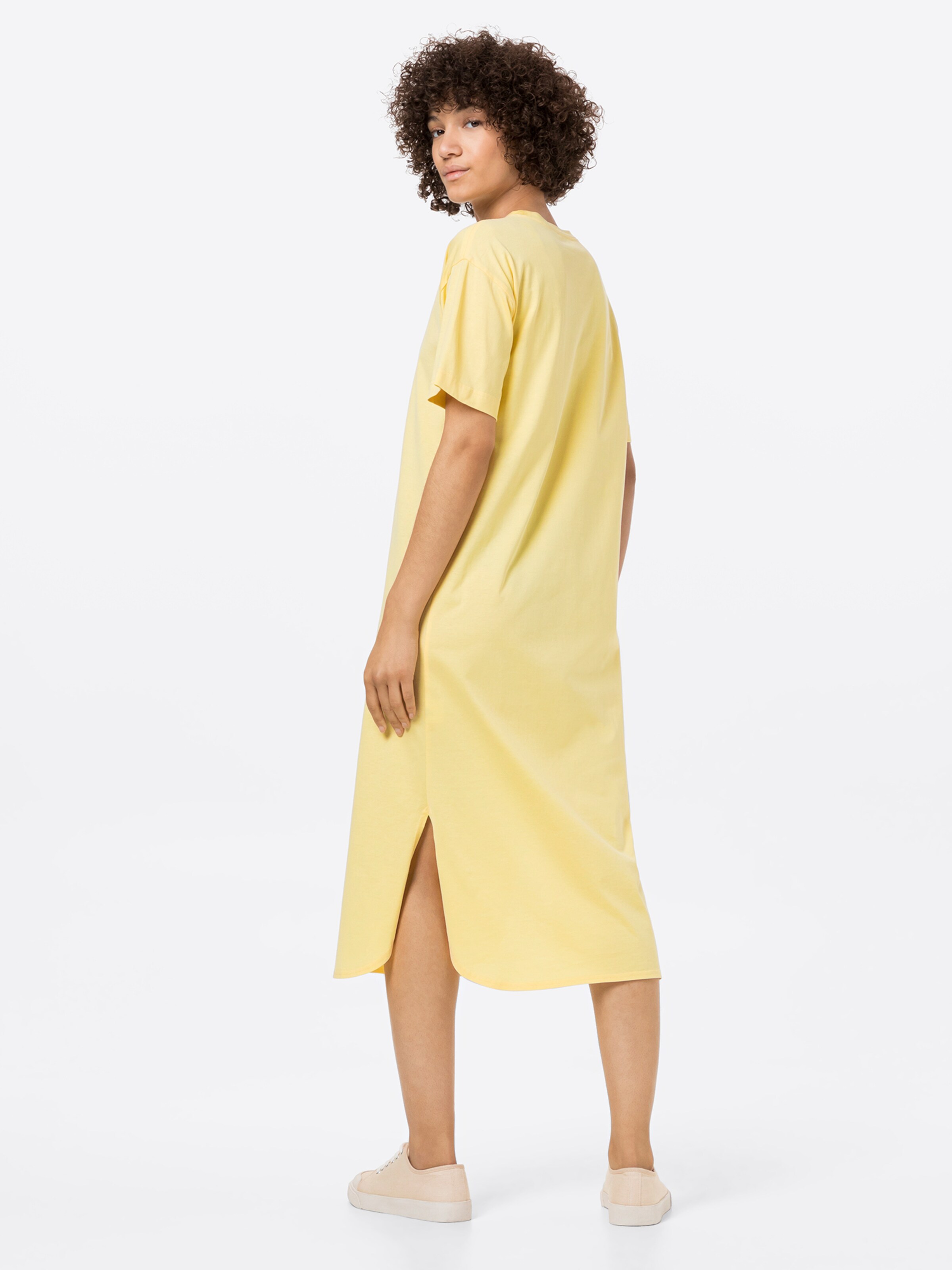Frauen Große Größen hessnatur Kleid (GOTS) in Hellgelb - FI90085 Frauen Große Größen hessnatur Kleid (GOTS) in Hellgelb - FI90085