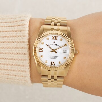Jacques du Manoir Analoguhr in Gold