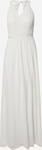 STAR NIGHT Evening Dress in White: front