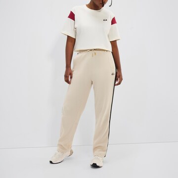 ELLESSE Regular Sweathose 'Charon' in Weiß: Vorderseite