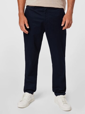 Clean Cut Copenhagen - Slimfit Pantalón 'Milano Drake' en azul: frente