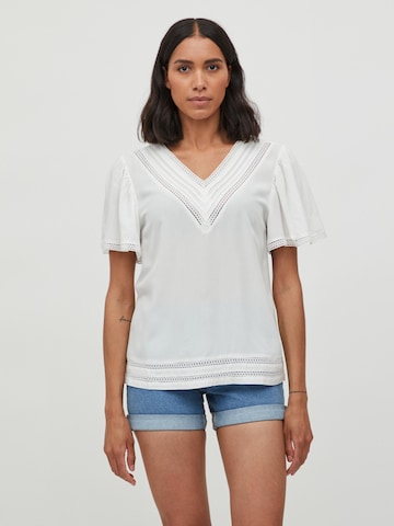 VILA - Blusa 'Sia' en blanco: frente