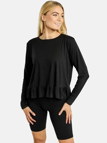 Liberte Essentiel Shirt ' ALMA ' in Schwarz: Vorderseite