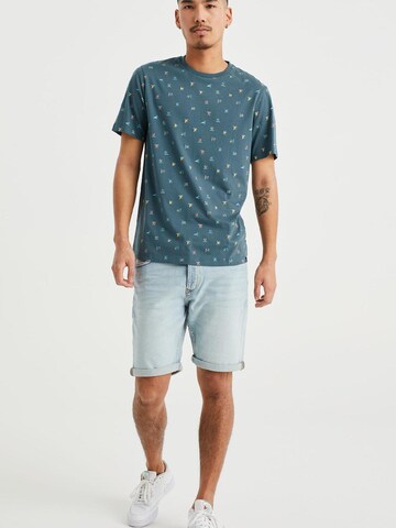 WE Fashion T-Shirt in Blau