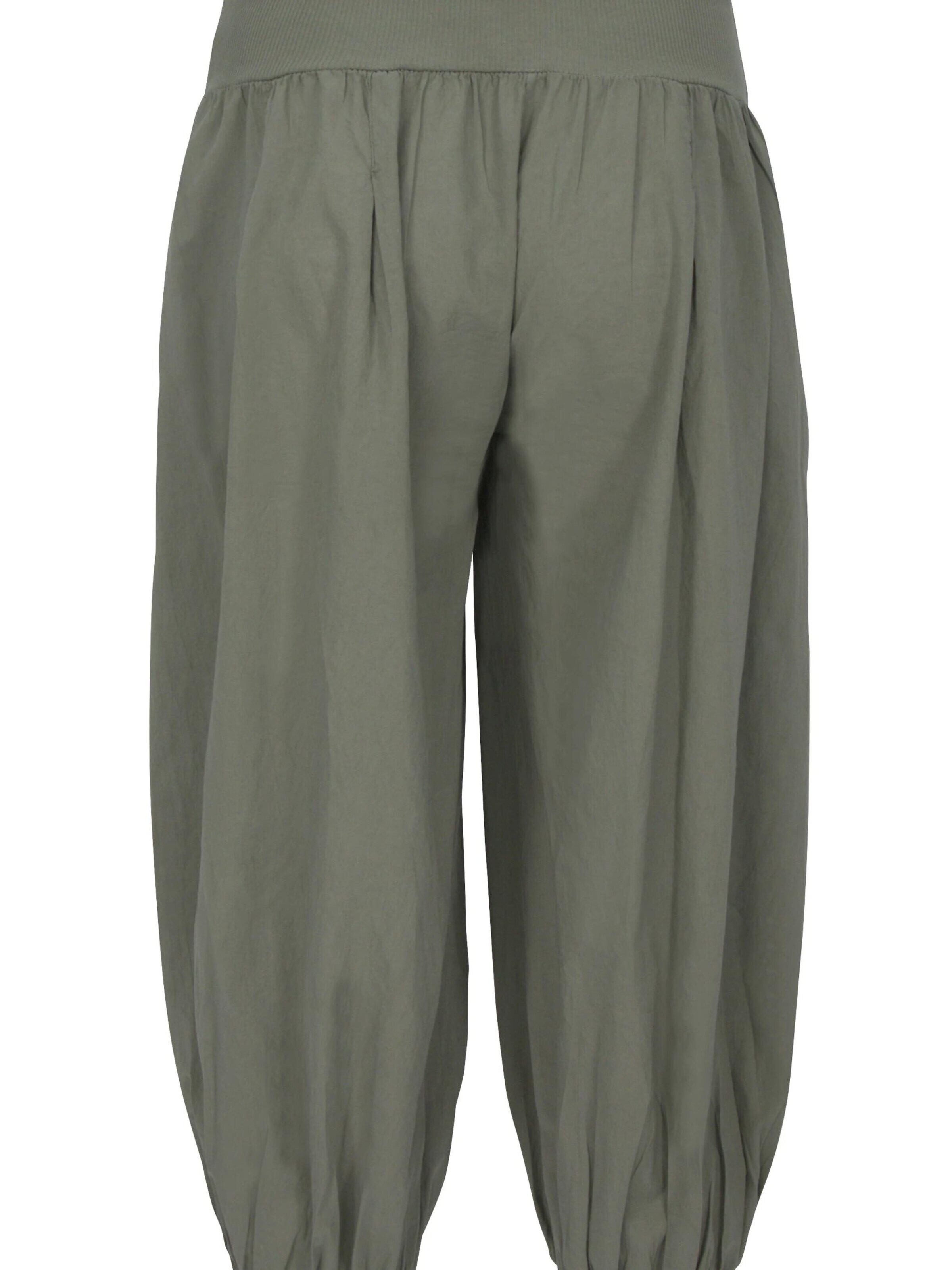 malito more than fashion Loose fit Harem Pants in Green