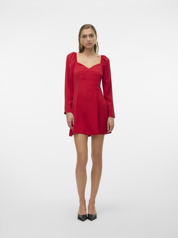 VERO MODA Jurk in Rood
