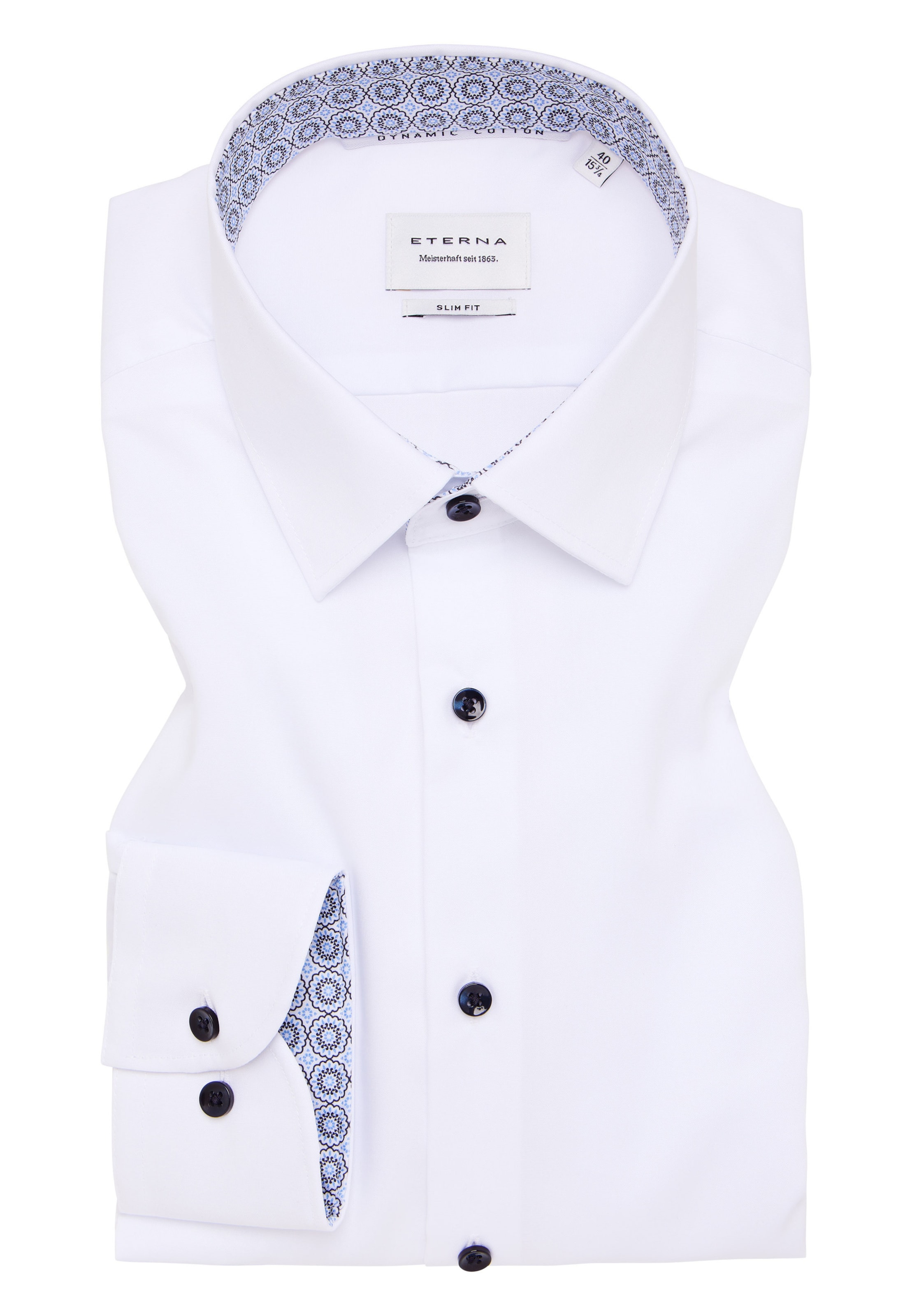 ETERNA Slim fit Zakelijk overhemd in Wit