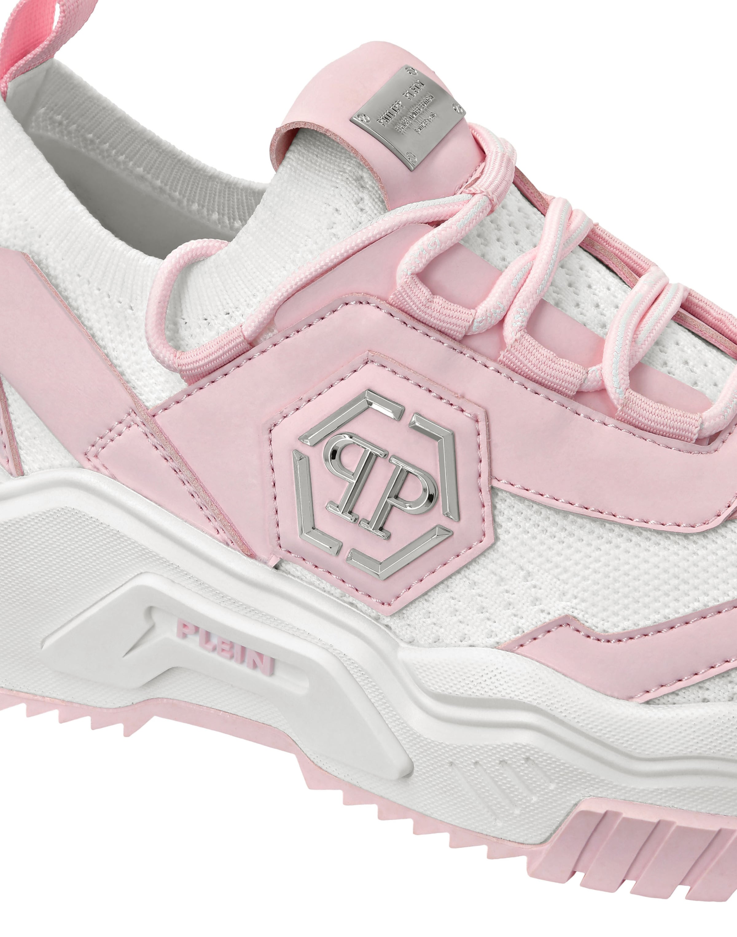 Sneaker bassa 'Predator' di Philipp Plein in bianco