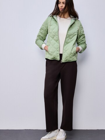 STREET ONE Övergångsjacka 'Diamond' i grön