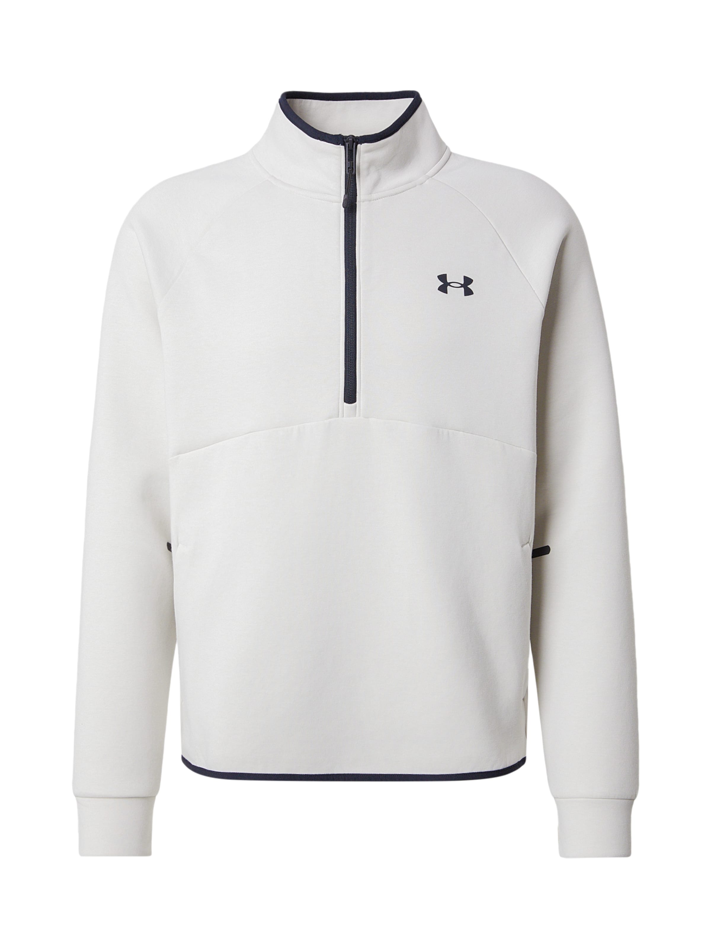 Hanorac sport 'Unstoppable' de la UNDER ARMOUR pe alb: față