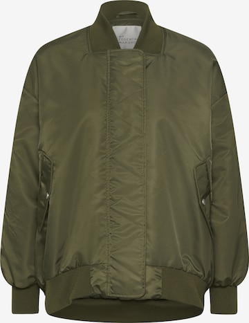 My Essential Wardrobe Between-Season Jacket in Green: front