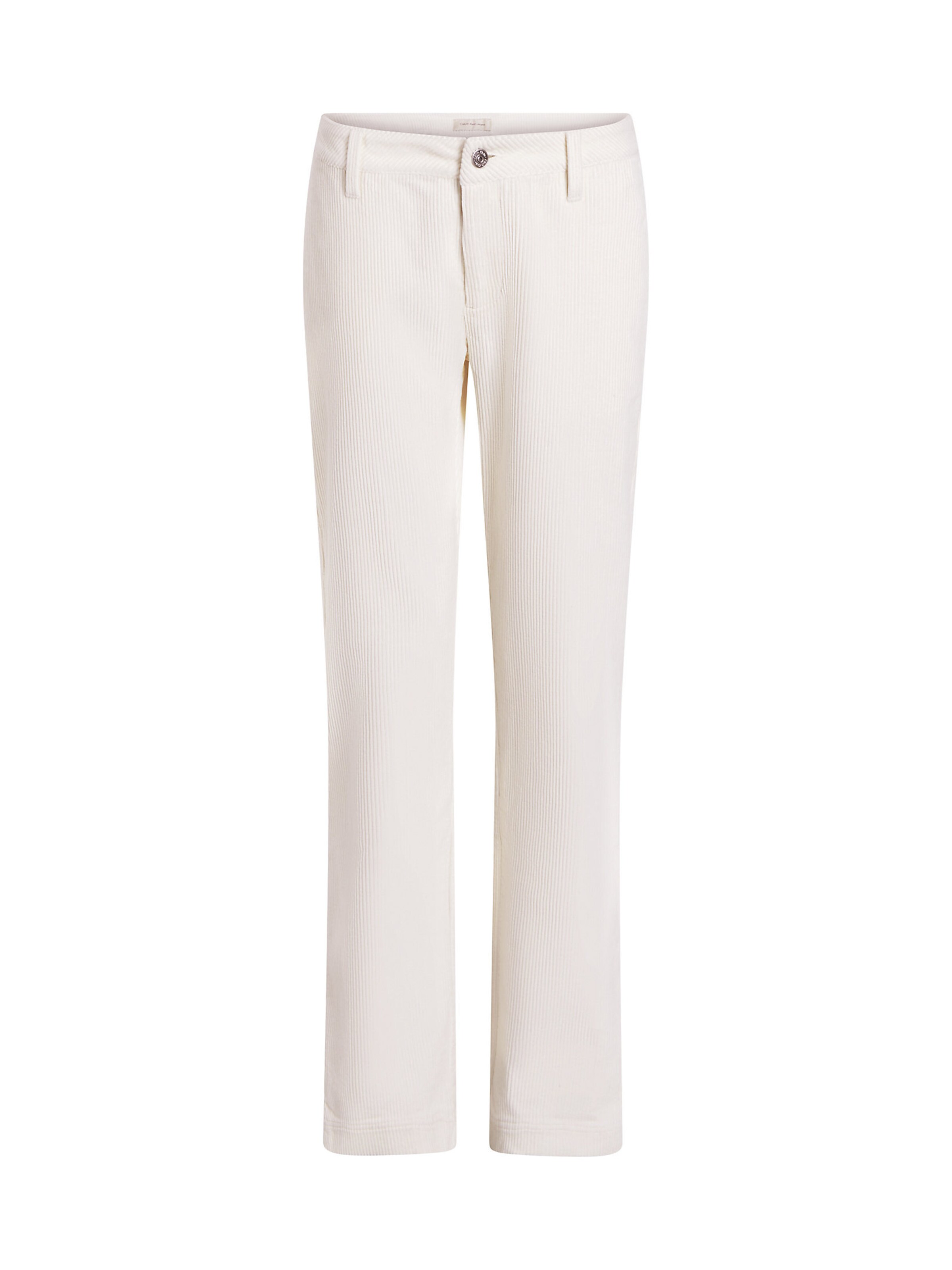 Calvin Klein Jeans Regular Панталон в бяло: отпред