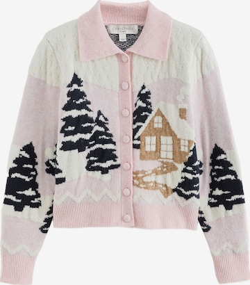 Next Strickjacke in Pink: Vorderseite