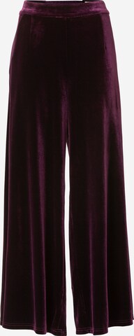 Traffic People Wide leg Broek 'Briar Palazzo' in Lila: voorkant