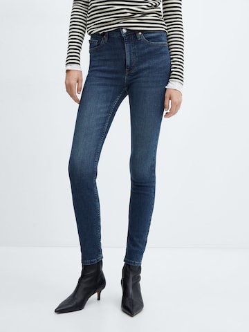 MANGO Skinny Jeans 'abby' in Blue: front