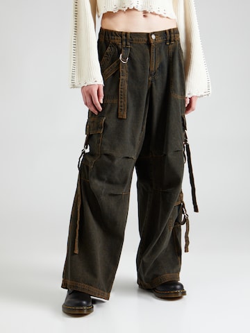 BDG Urban Outfitters - Loosefit Pantalón vaquero cargo en marrón: frente