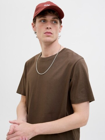 JACK & JONES - Slim Fit Camisa em castanho