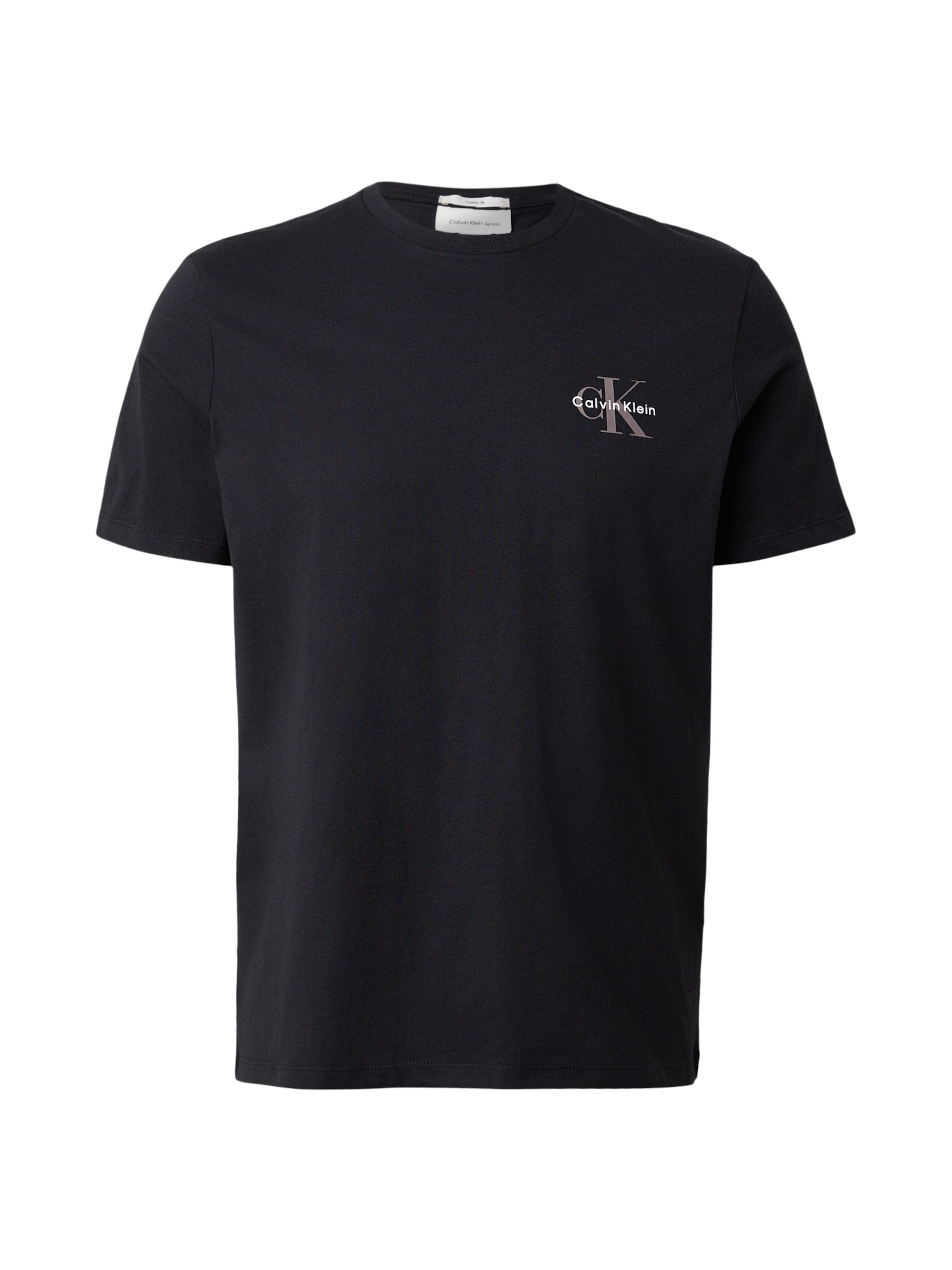 Calvin Klein Jeans Tričko – černá: přední strana