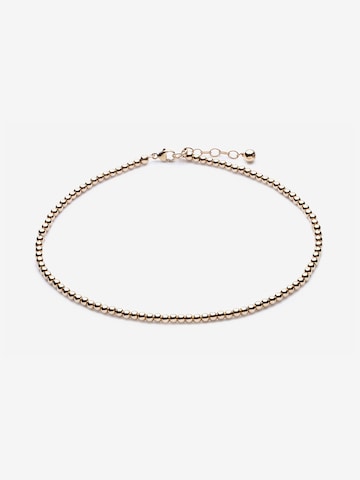CLASSYANDFABULOUS Jewelry Necklace 'CLASSYANDFABULOUS Beaded' in Gold: front