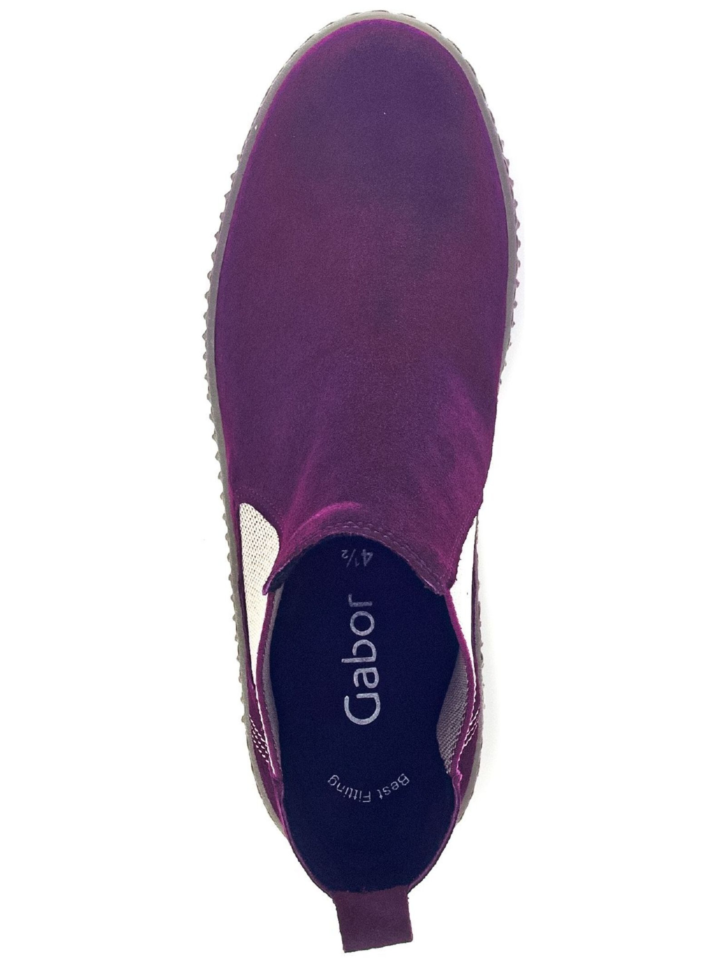 GABOR Chelsea boots in Lila