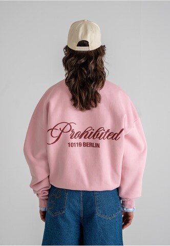 Prohibited Sweatshirt 'Hometown' in Pink