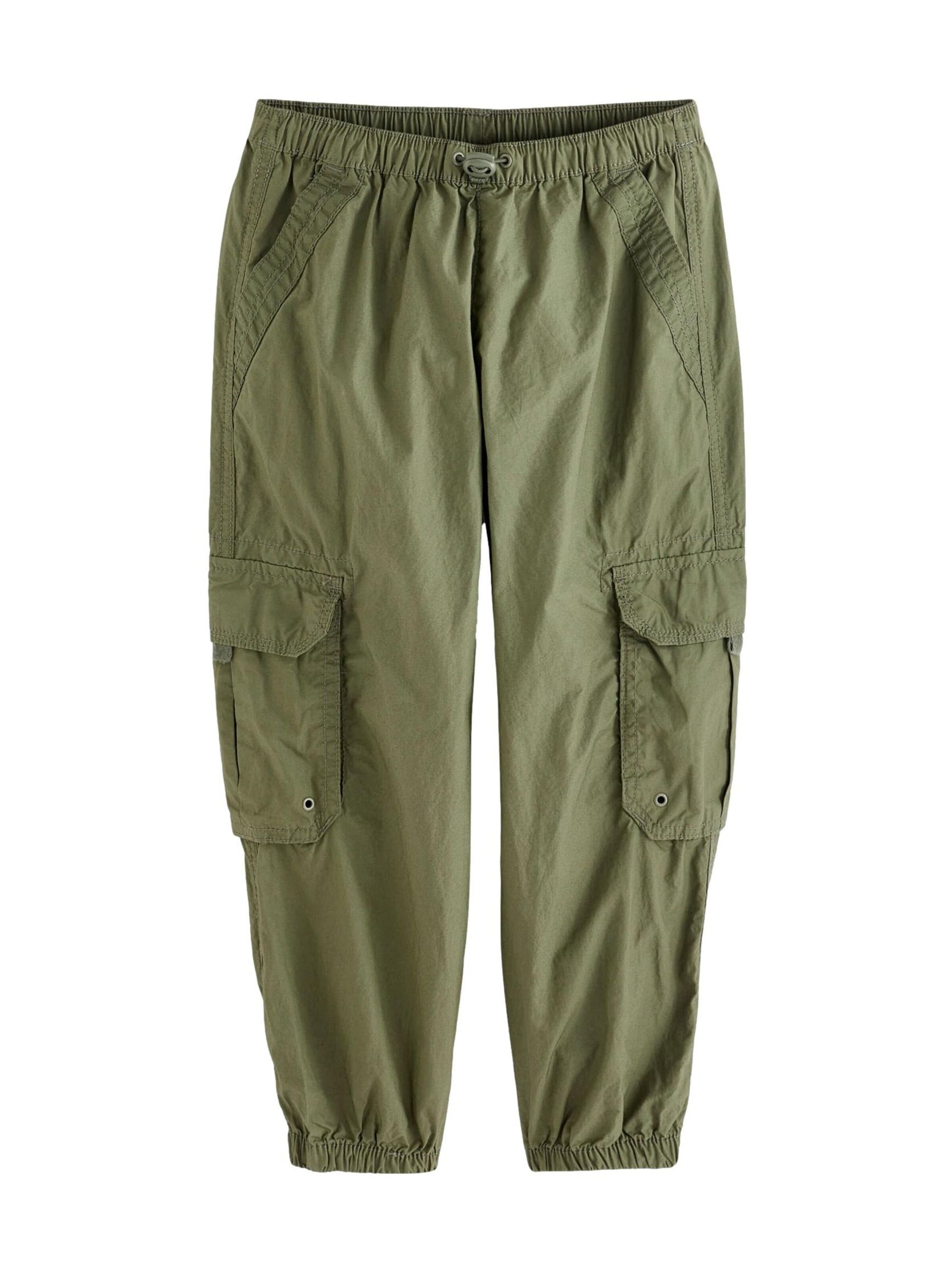 Next Свободный крой Штаны в Зеленый: спереди