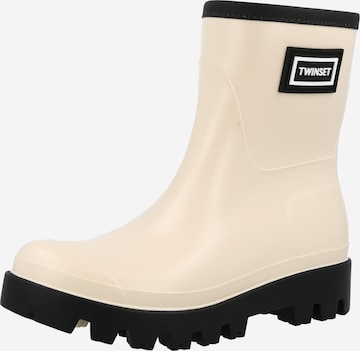 Twinset Rubber boot in Beige: front