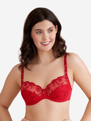 Conturelle Bra 'Provence' in Red