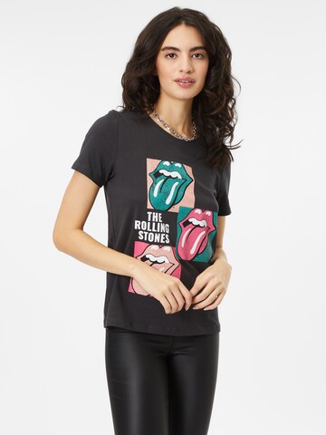 ONLY Tričko 'ROLLING STONES' - Sivá: predná strana