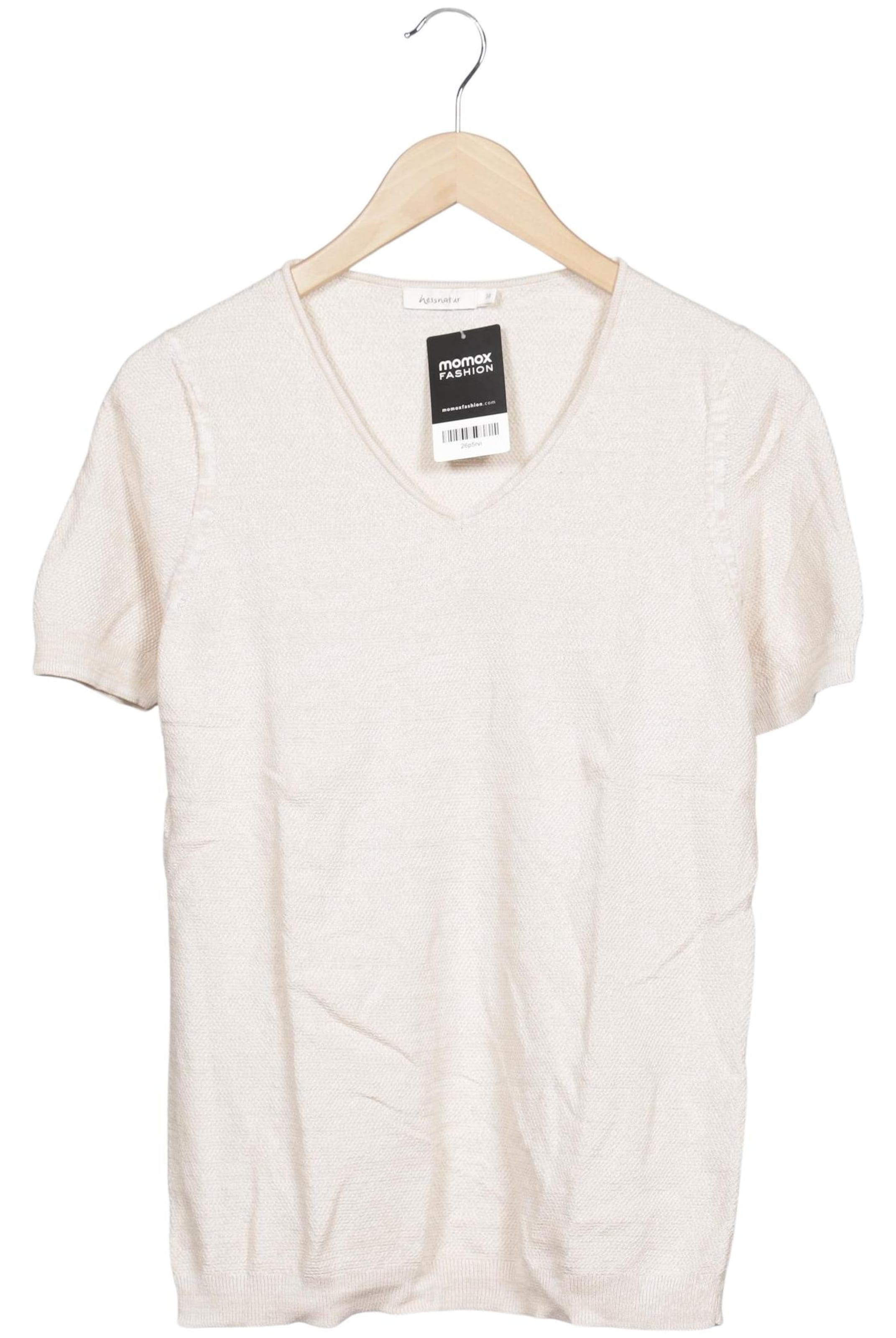 hessnatur Sweater & Cardigan in M in Beige: front